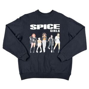 Cotton On - Spice Girls Sweatshirt in Black & White